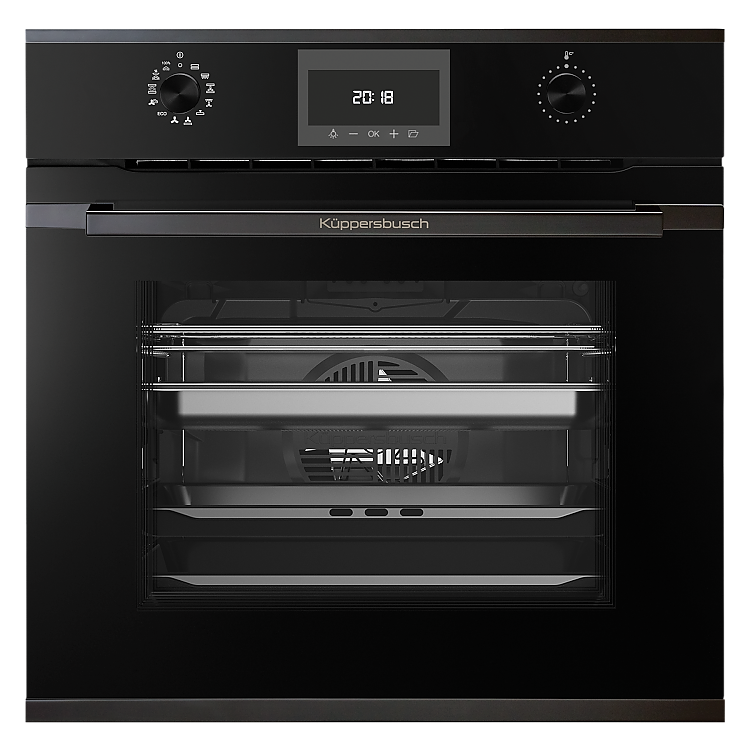 Комбинированный духовой шкаф с паром Black Chrome Фабрика KUPPERSBUSCH BD 6340.0 S2 