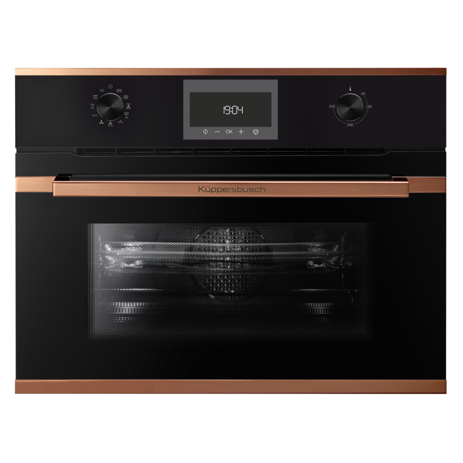 Компактный духовой шкаф с микроволнами Copper Фабрика KUPPERSBUSCH CBM 6330.0 S7 