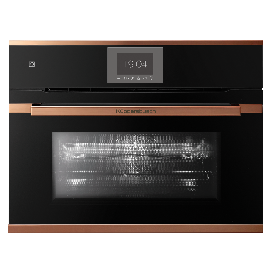 Компактный духовой шкаф с микроволнами Copper Фабрика KUPPERSBUSCH CBM 6550.0 S7 