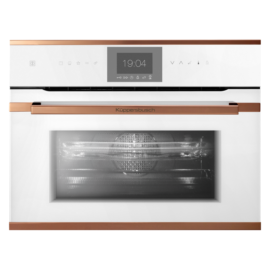 Компактный духовой шкаф с микроволнами Copper Фабрика KUPPERSBUSCH CBM 6550.0 W7 