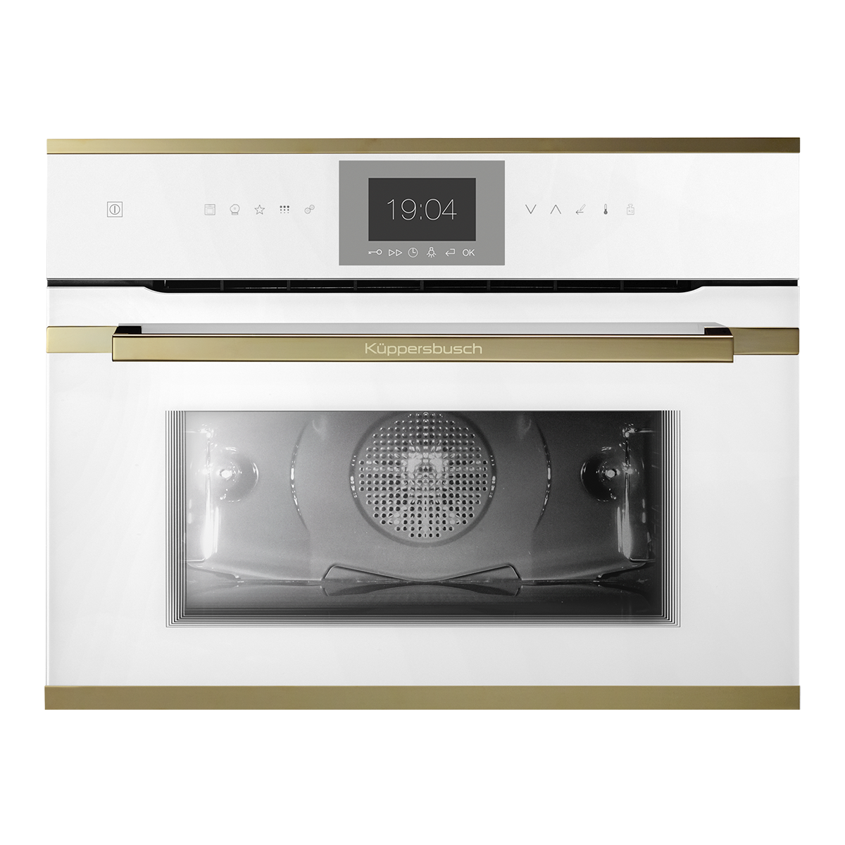 Компактный духовой шкаф с паром Gold Фабрика KUPPERSBUSCH CBD 6550.0 W4 