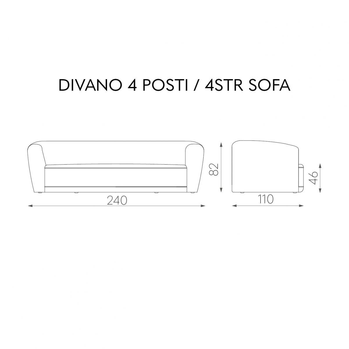 Диван Фабрика TOSCONOVA Dave sofa 