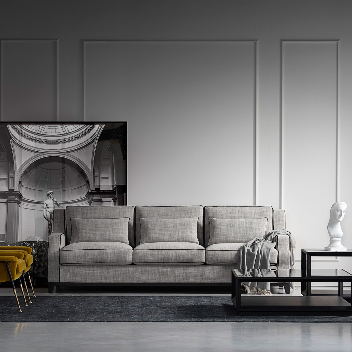 Диван Фабрика TOSCONOVA Neri sofa 