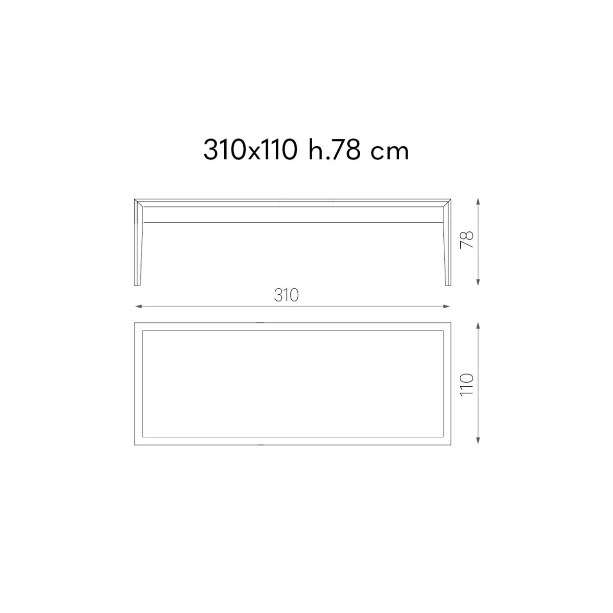 Стол Фабрика TOSCONOVA Club table 