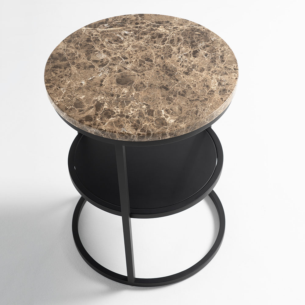Стол журнальный Фабрика TOSCONOVA Brass st small table 