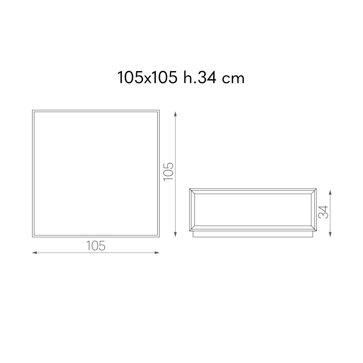 Стол журнальный Фабрика TOSCONOVA Club small table 