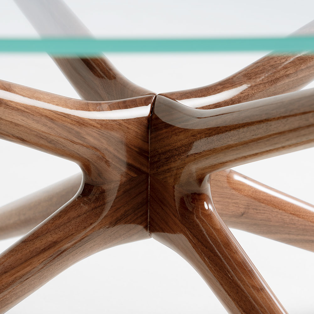 Стол журнальный Фабрика TOSCONOVA Tazio canaletto small table 